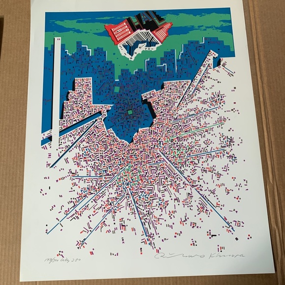 Risaburo KimuraCity 380ScreenprintSigned number